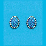 10x8 Dark Blue Simulated Created Opal