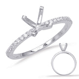 White Gold Engagement Ring