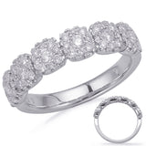 White Gold Diamond Fashion Ring