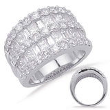 White Gold Diamond Fashion Ring