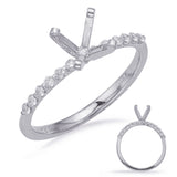 White Gold Engagement Ring