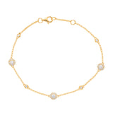 Yellow Gold Diamond Bracelet