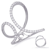 White Gold Diamond Fashion Ring