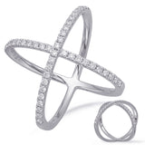 White Gold Diamond Fashion Ring