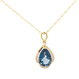 Gold Colored Stone Necklace