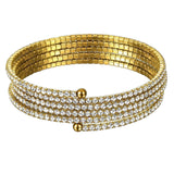 BR1005-G-(5) ROW CRYSTAL  BRAC-YELLOW