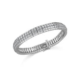 BR6006-14K W/G 9.04TW DIAMOND BRACELET-GH/I1