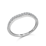 14K W/G .22 CT TW DIA BAND-GH/SI2