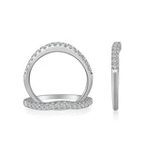 14K W/G .22 CT TW DIA BAND-GH/SI2