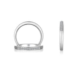 14K W/G .11CT TWDIA BAND-GH/SI2*