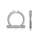 14K W/G .18CT  DIA BAND-GH/SI2****