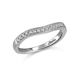 14K W/G .20 CT TW DIA BAND-GH/SI2
