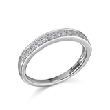 14K W/G .21 CT TW DIA BAND-GH/SI2