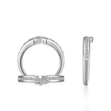 14K W/G .50 CT TW RD DB GH/SI2****