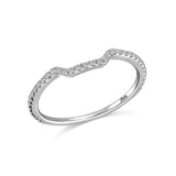 14K W/G .18 CT TW RD DIA BAND-GH/SI2****