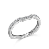 14K W/G .15 CT TW DIA BAND EURO SHANK-GH/SI2