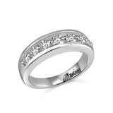 14K W/G .75CT TW DIA BAND-GH/SI2****