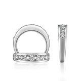 14K W/G .75CT TW DIA BAND-GH/SI2****