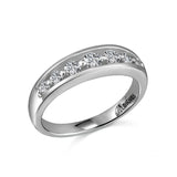 14K W/G .45CT TW DIA BAND-GH/SI2****