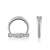 14K W/G .45CT TW DIA BAND-GH/SI2****