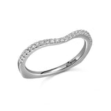 14K W/G .18 TW DIA BAND-GH/SI2-EURO SHANK