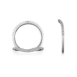 14K W/G .18 TW DIA BAND-GH/SI2-EURO SHANK