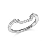 14K W/G .18 CT  RD DIA BAND-GH/SI2