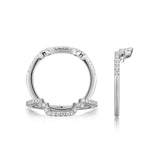 14K W/G .18 CT  RD DIA BAND-GH/SI2