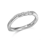 14K W/G .11 CT TW DIA BAND-GH/SI2