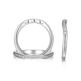 14K W/G .11 CT TW DIA BAND-GH/SI2
