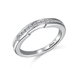 14K W/G - .23CT TW DIA BAND - GH/SI2