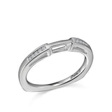 14K W/G .07 TW DIA BAND-GH/SI2