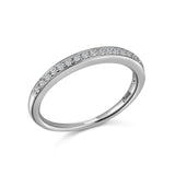 14K W/G .18 TW DIA BAND-GH/SI2