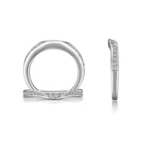 PROGRAM-14K W/G .23CT TW RD DIA BAND-GH/SI2***