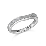 PROGRAM-14K W/G HP .14CT TW DIA BAND-GH/SI2****