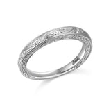 14K HAND CARVED BAND****
