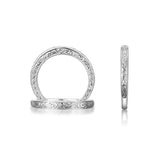 14K HAND CARVED BAND****
