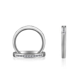 14K W/G .28CT TW PC DIA BAND-GH/SI2