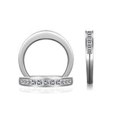 14K W/G .65 TW PC(11)DIA BAND-GH/SI2***PROGRAM PRICE