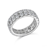 14K W/G 3.60CT 2 ROW DIA BD-GH/SI2**19