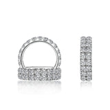 14K W/G 3.60CT 2 ROW DIA BD-GH/SI2**19