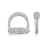 14K W/G 1 CT PAVE DIAM BAND- GH/SI2**19