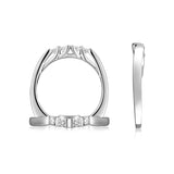 14K W/G EURO SHANK .15 DIA BAND-GH/SI2****
