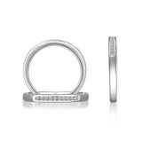 14K WG .10CT TW RD GH/SI2**19