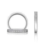 14K WG (10 DIA) .25 CT TW RD GH/SI2**19