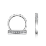 14K WG .36 CT TW RD DIA BD GH/SI2**19
