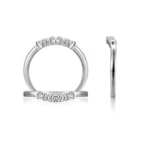 14K W/G (5)  DIA BAND .26CT TW-GH/SI2**19