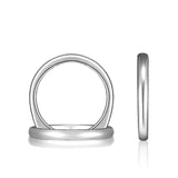 14K W/G BAND-NO DIAS-EURO SHANK**19