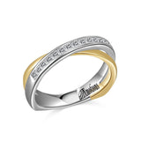 14K TT .37CT PC DIA BD-GH/SI2**19