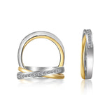 14K TT .37CT PC DIA BD-GH/SI2**19